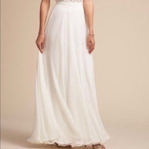 BHLDN ANTHROPOLOGIE Jenny Yoo Hampton Maxi Skirt